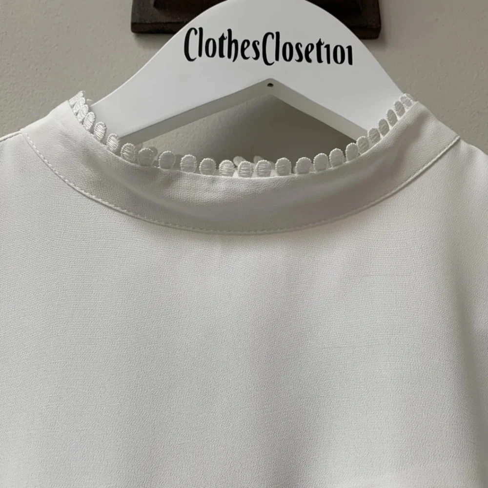 House of bruar shirt blouse size uk 14 ivory classic - Picture 12 of 15